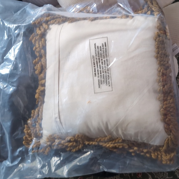 Natural Life Colorful Dog Embroidered Pillow - Picture 5 of 6